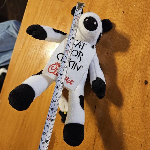 Vintage 2002 Chick-fil-A Eat Mor Chikin Cow Plush Toy Stuffed Animal Mascot - Picture 9 of 9